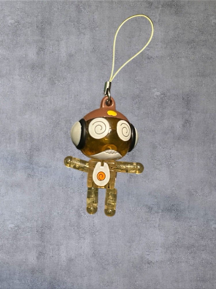 Sgt Frog Keroro Gunso Kururu Clear Strap Figure Keychain Sunrise Viz - US SELLER