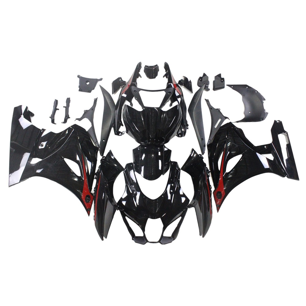 Injection Black Red Fairing Kit for Suzuki GSXR1000 2017-2021 18 19 ABS Bodywork