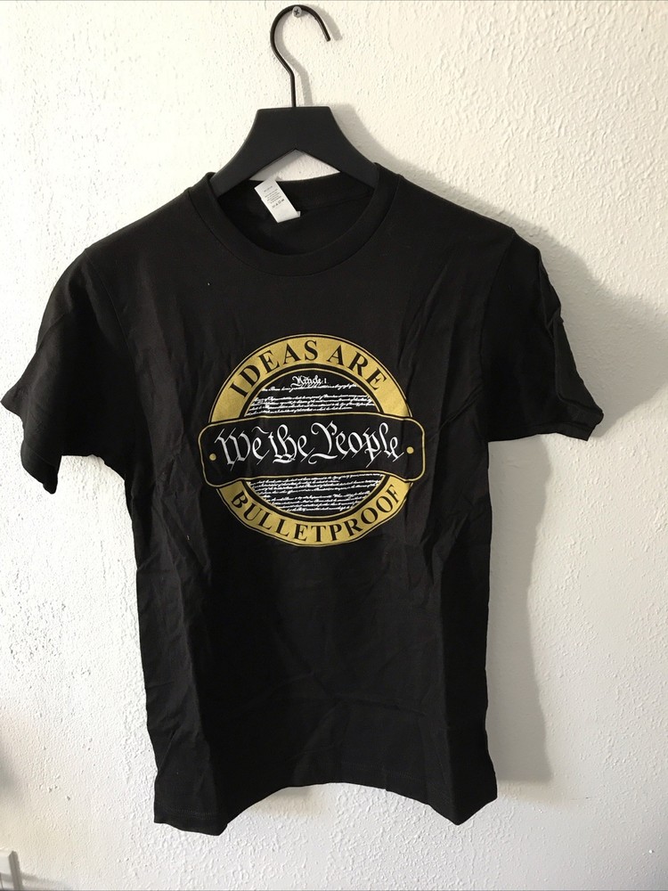 Alex Jones We The People InfoWars Small T-Shirt Black