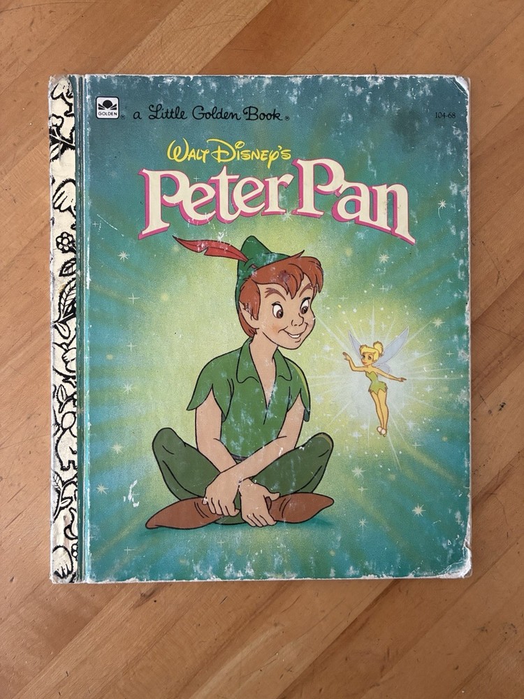 Walt Disney's Peter Pan by Eugene Bradley Coco A Little Golden Book 1989 Western