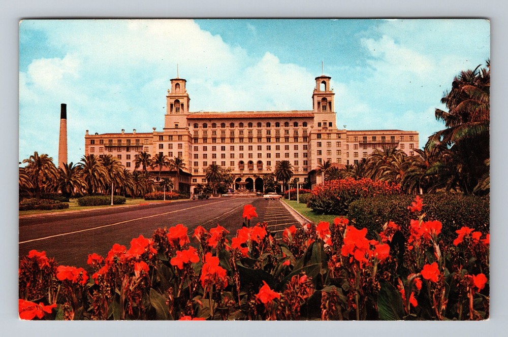 Palm Beach FL-Florida Breakers Hotel Vintage Postcard