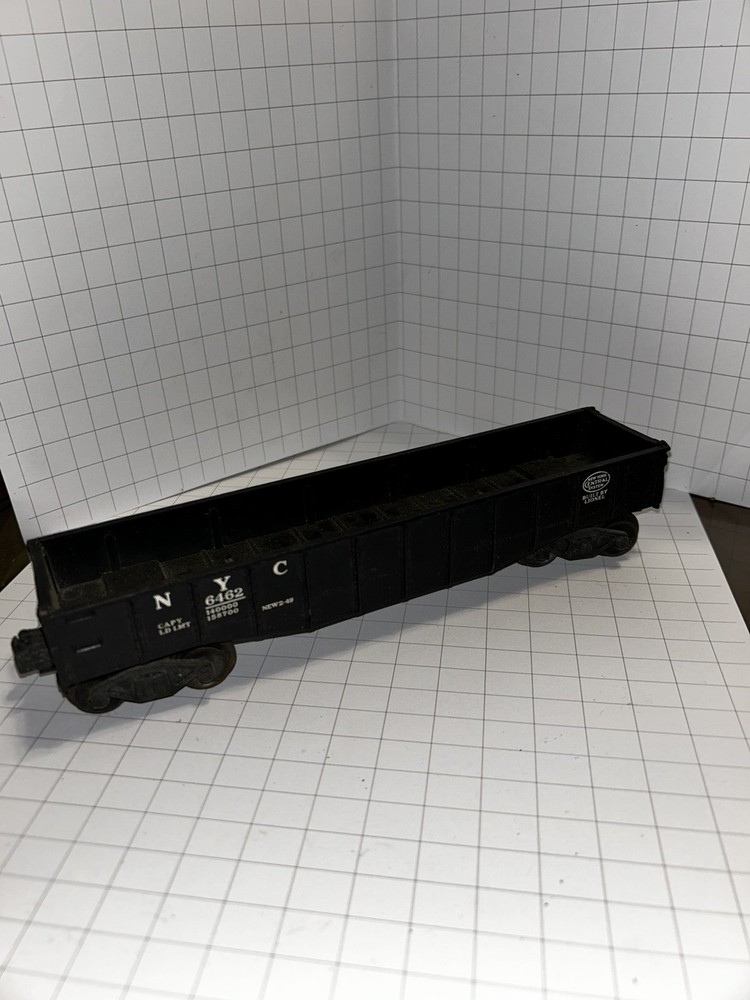 Lionel O Gauge 6462 New York Central Black Gondola