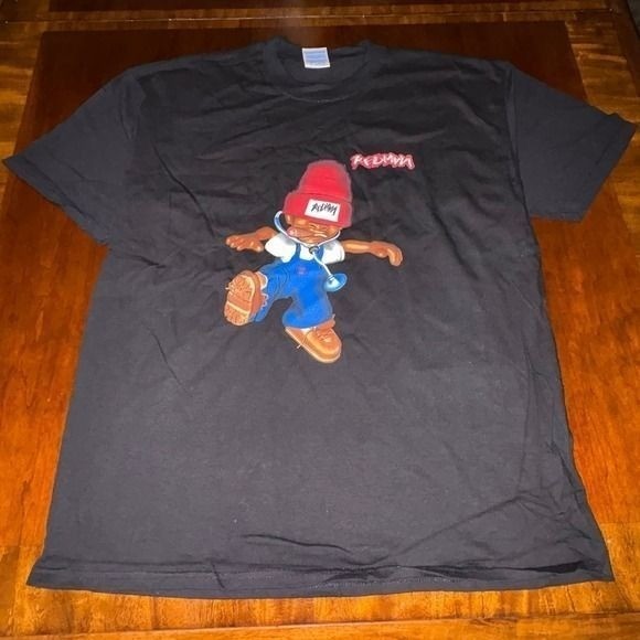 Redman Graphic Rap Tee Hip Hop Streetwear T Shirt XL Black