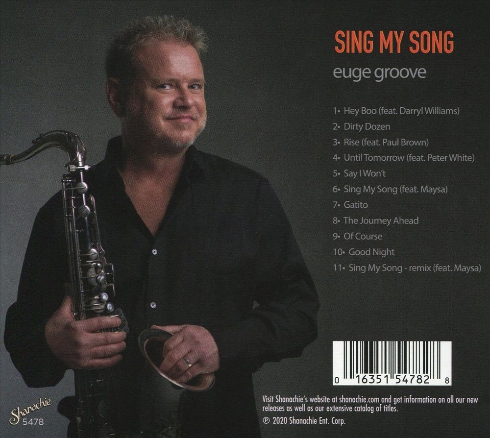 Euge Groove Sing My Song New Cd