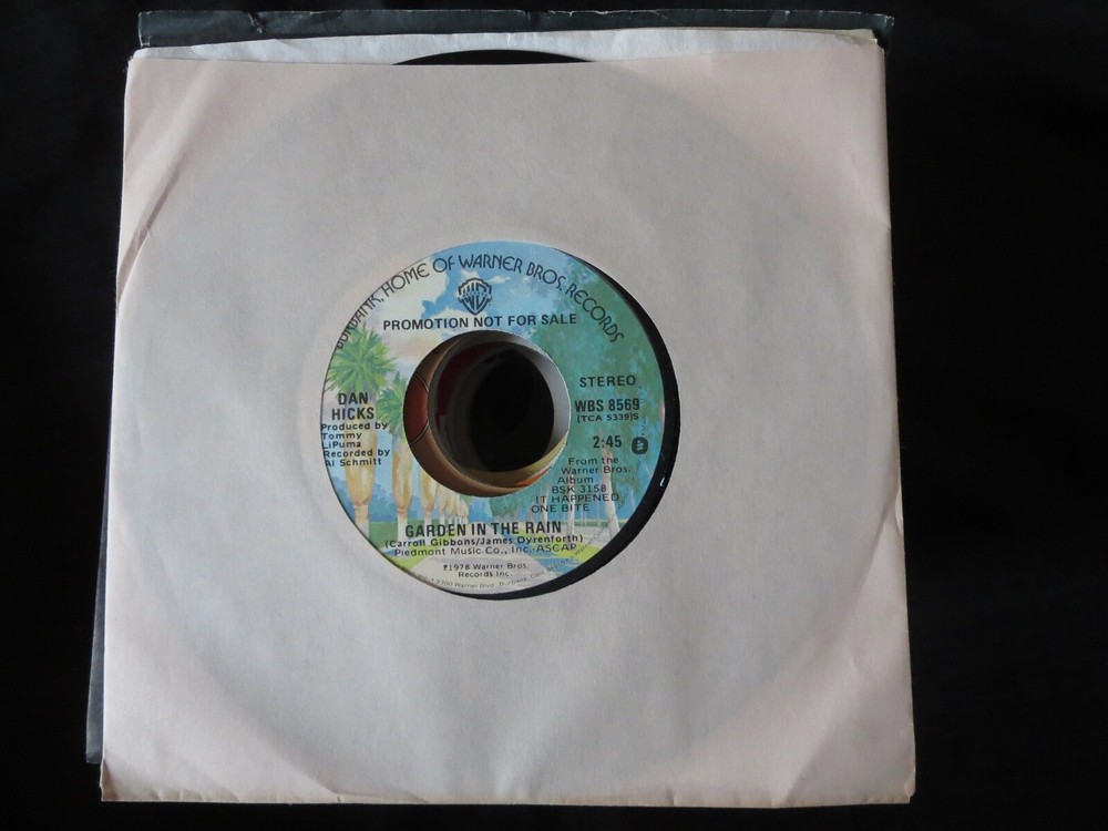DAN HICKS – Garden In The Rain PROMO Unplayed Old Stock