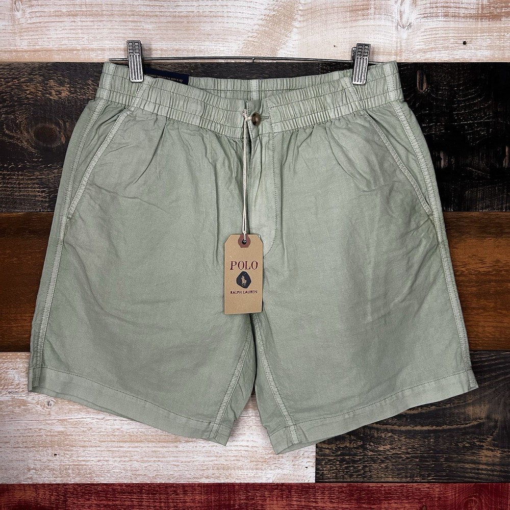 nwt polo ralph lauren Green Cotton Twill Shorts Small Men’s