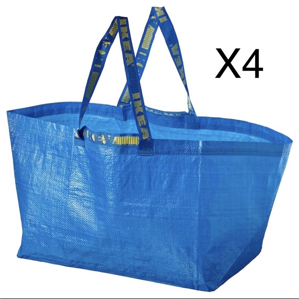 IKEA FRAKTA Large Reusable Shopping Bag for Grocery Laundry Storage  