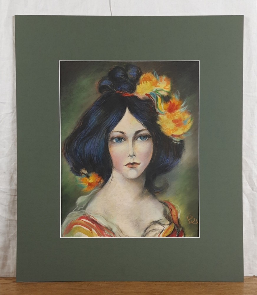 Josephine Portrait, Napoleon Wife Portrait, Female Portrait, Artist Chernyi