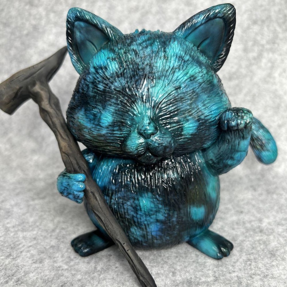 Dragon Ball Good Luck Fulfillment Karin Repaint Figure Turquoise Lucky Charm