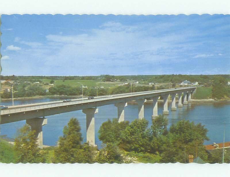 Unused Pre-1980 BRIDGE SCENE Belfast Maine ME : make an offer HQ9176