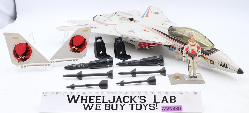 Skystriker XP-14F Combat Jet W/ Ace G.I. Joe 1983 Hasbro Action Figure Vehicle-image