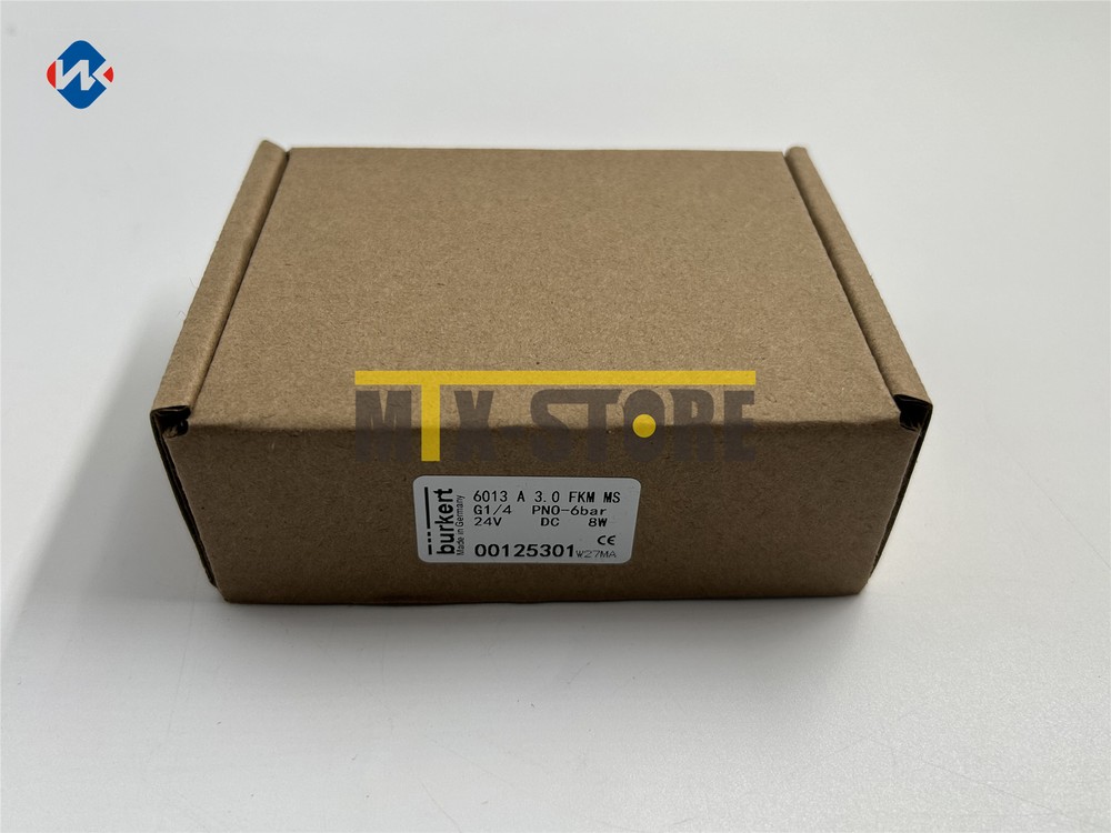 1PC New burkert 6013 A 3.0 6013 A 3.0 G1/4 24VDC 00125301