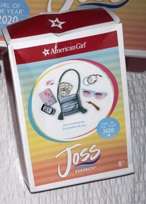 American Surf Girl Joss Doll with Accessories Bent Open Box Phone Glasses