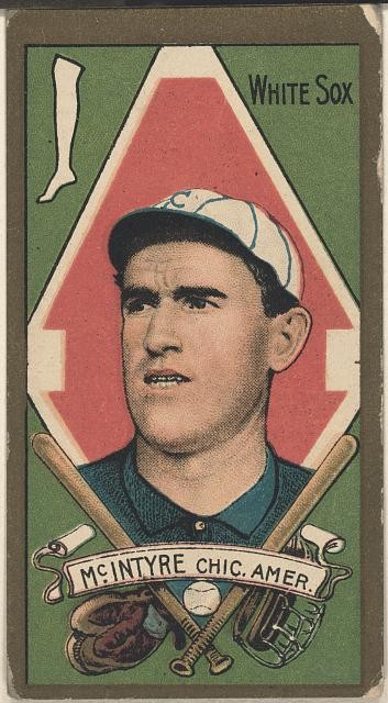Photo:Matthew McIntyre Chicago White Sox 1911 Baseball Card Portrait