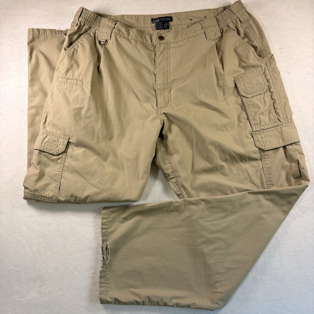 5.11 Taclite Pro Ripstop Cargo Pant Mens 44x32 Khaki Regular Fit Utility Wear