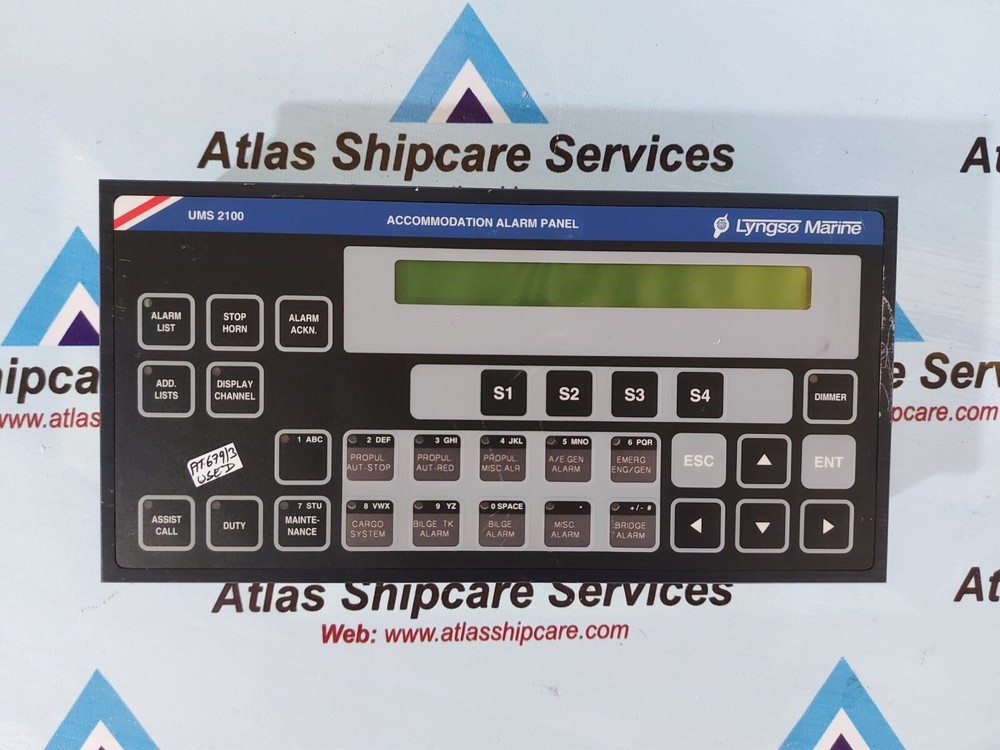 LYNGSO MARINE UMS 2100 ACCOMMODATION ALARM PANEL P/N 962005200-image