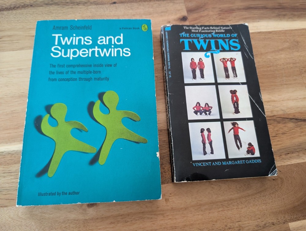 Lot of 2: The Curious World of Twins & Twins and Supertwins by Paperback Book