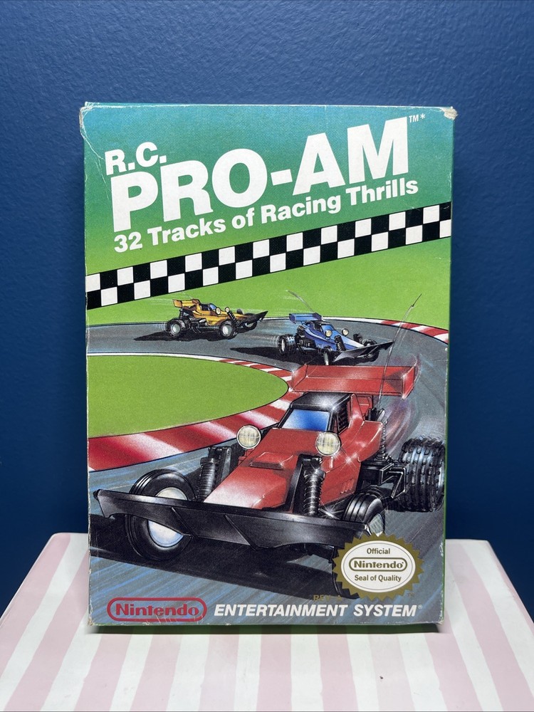NES CIB R.C. Pro-Am Nintendo Entertainment NES RC Pro Am Complete in Box Manual