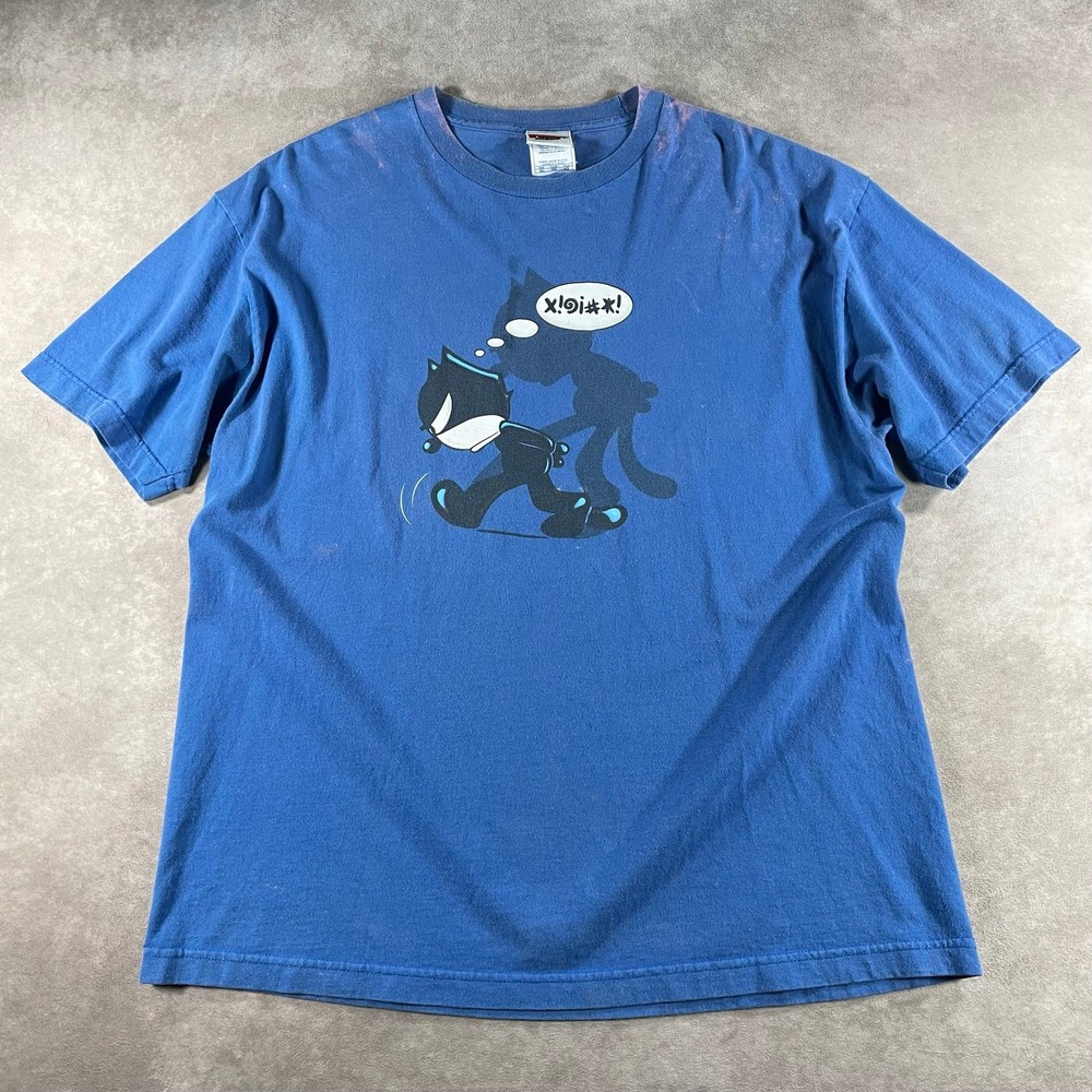 Vintage Felix The Cat Pop Art Skate Graphic T-shirt Men’s XL
