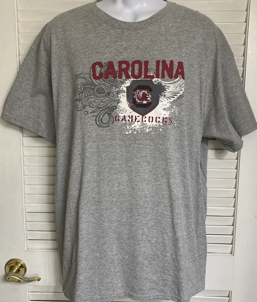 Men's South Carolina Gamecocks Short Sleeve Shirt, X-Large, Gray