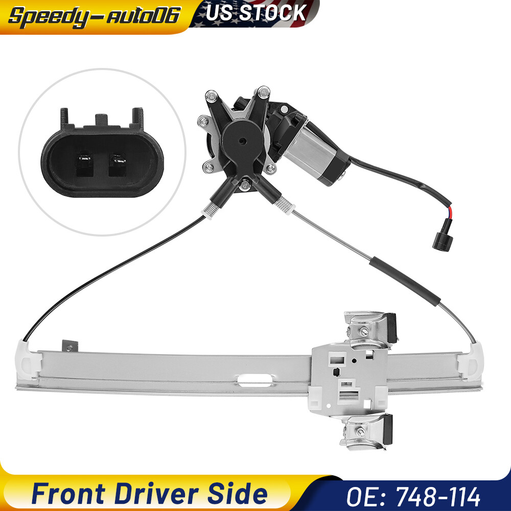 2005-2010 Dodge Dakota Front Driver Side Power Window Regulator with Motor