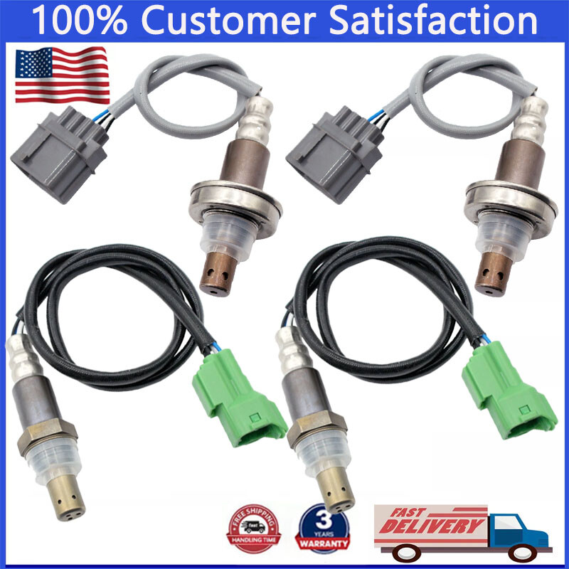 4X Upstream&Downstream Oxygen Sensor For 2007-2008 Suzuki Grand Vitara 2.7L V6
