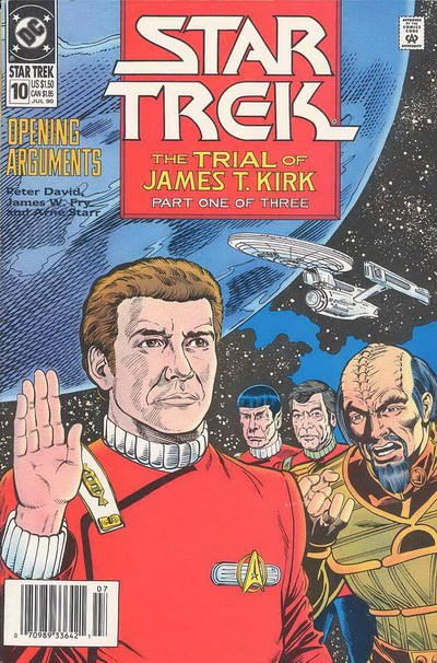 Star Trek (4th Series) #10 (Newsstand) FN; DC | Peter David Trial of James T. Ki