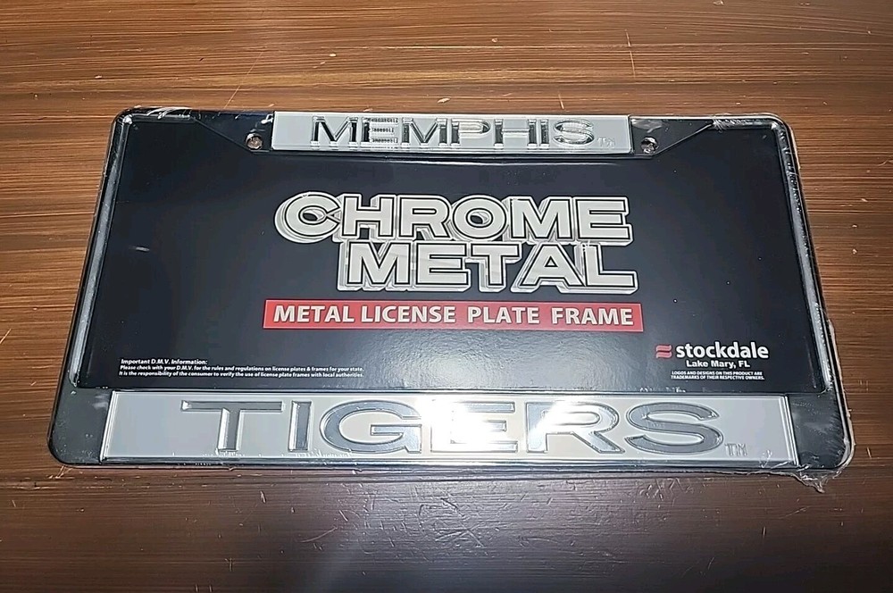 Memphis Tigers Chrome NCAA License Plate Frame by Stockdale