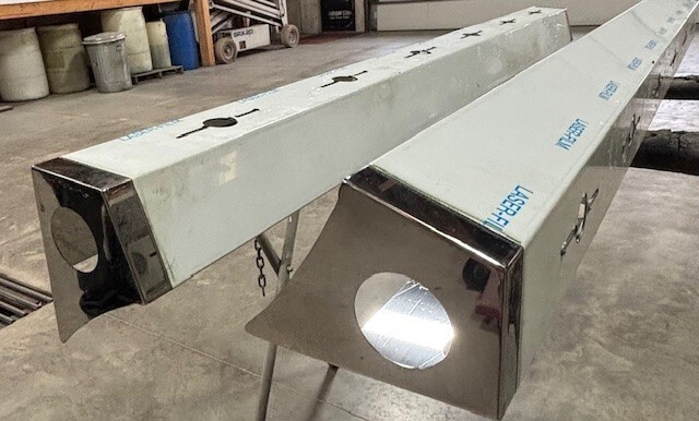 High-Quality Semi-Truck Stainless Steel Fuel Tank Fairings