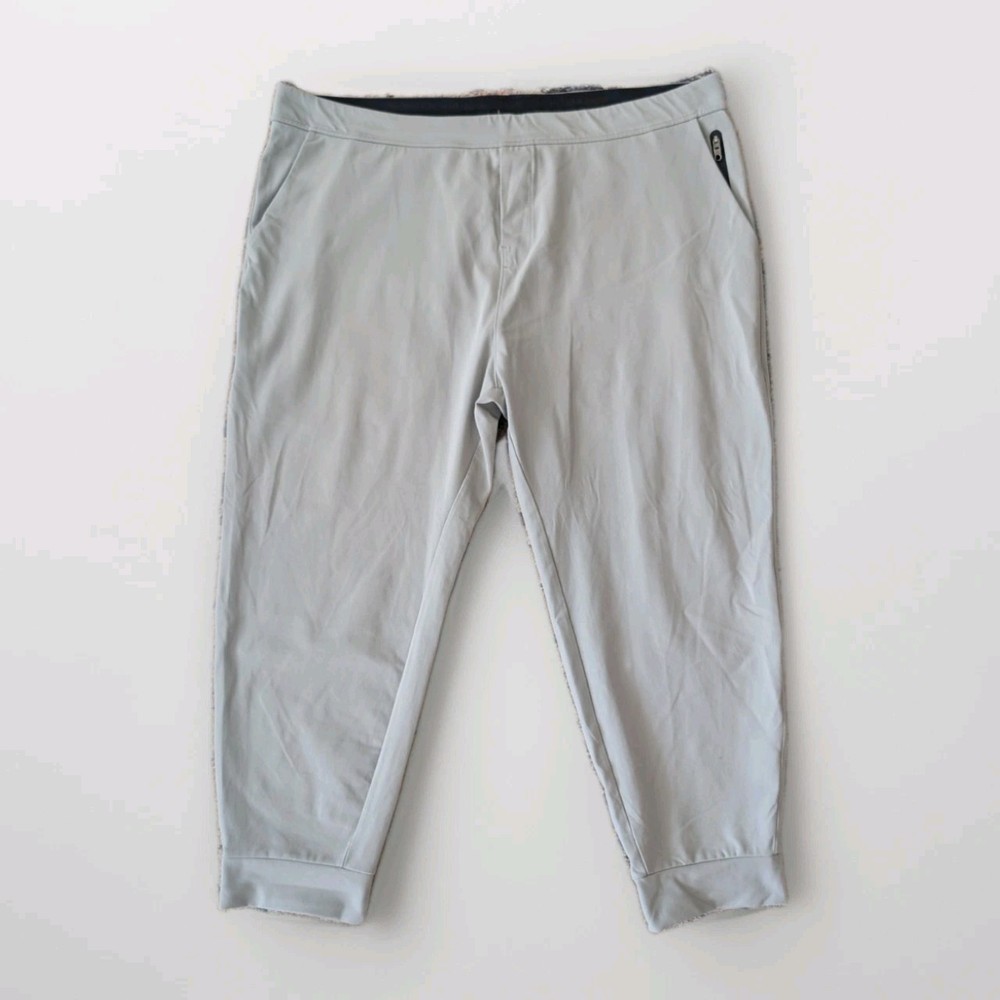 Public Rec Gamechanger Jogger Pants Men’s 44x28(27) Gray Stretch Zip Pocket
