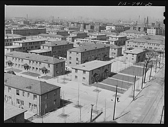 Photo:Chicago Illinois Ida B. Wells Housing Project 1940s Housing Complex