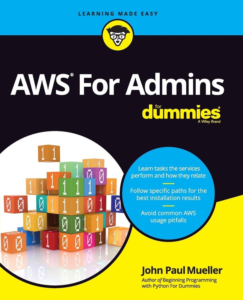 AWS For Admins For Dummies - paperback Mueller, John Paul