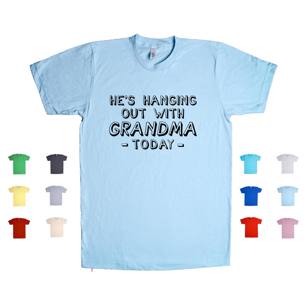 Grandma and Grandson Bonding Time Family Unisex Tee