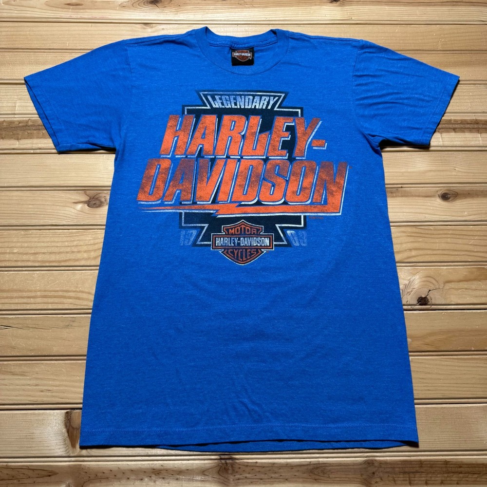 Harley-Davidson Cowboy's Alamo City San Antonio Texas Biker T-Shirt Men's Small