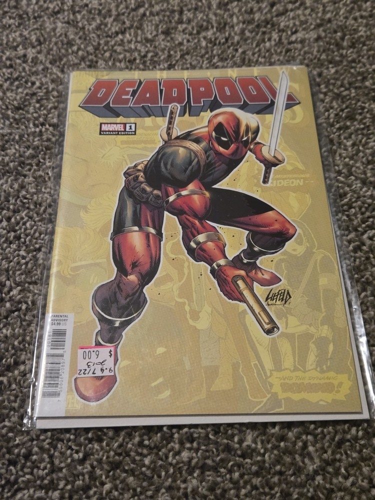 Deadpool #1 Rob Liefeld Cover (Marvel Comics June 2024)