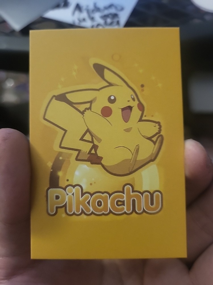Ganaste Pikachu Mini Poster Super Rare Collections Pull Peru NM