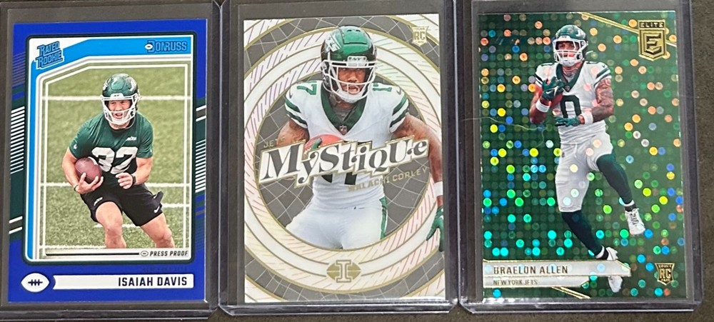 2024 Panini Football New York Jets 3 Card Rookie Insert/Parallel Lot!