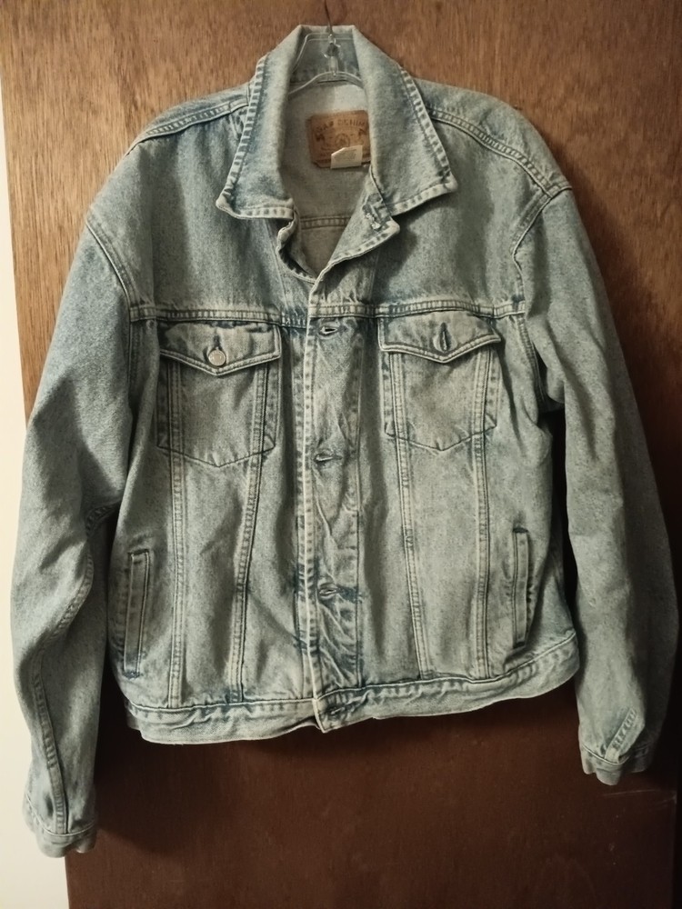 Gap Faded Denim Jean Jacket Size XL Vintage Made In USA PRE-OWNED
