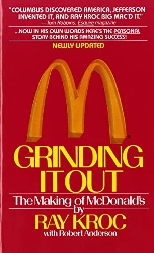 Grinding It Out: The Making Of McDonald's by Ray Kroc Paperback Book The FastFREE US DELIVERY | ISBN: 0312929870 | Quality Books