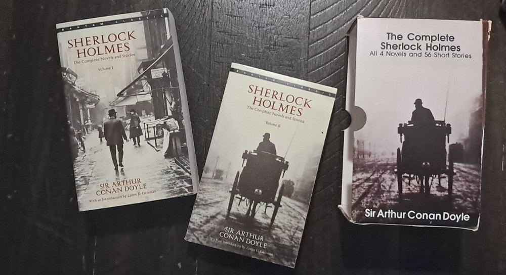Complete Sherlock Holmes 2 Book Box Set by Arthur Conan Doyle Paperback Classic