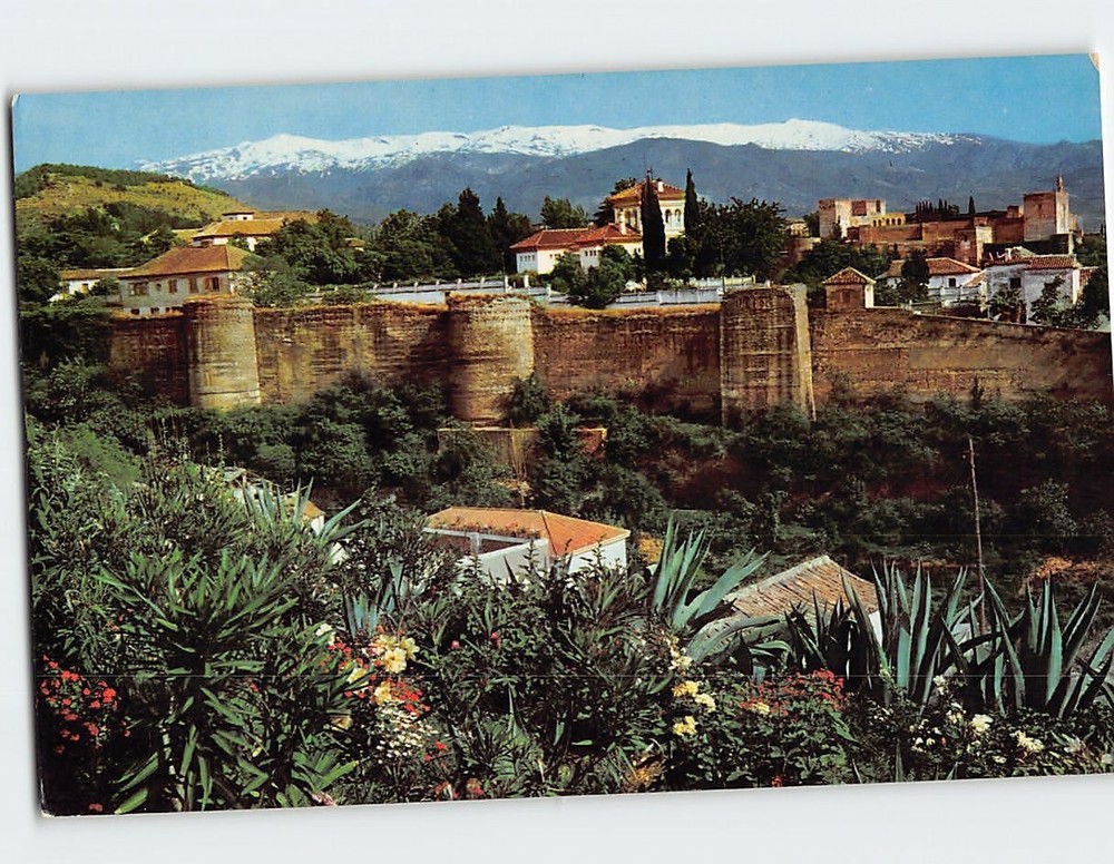 Postcard A General view of the Alhambra Granada Spain