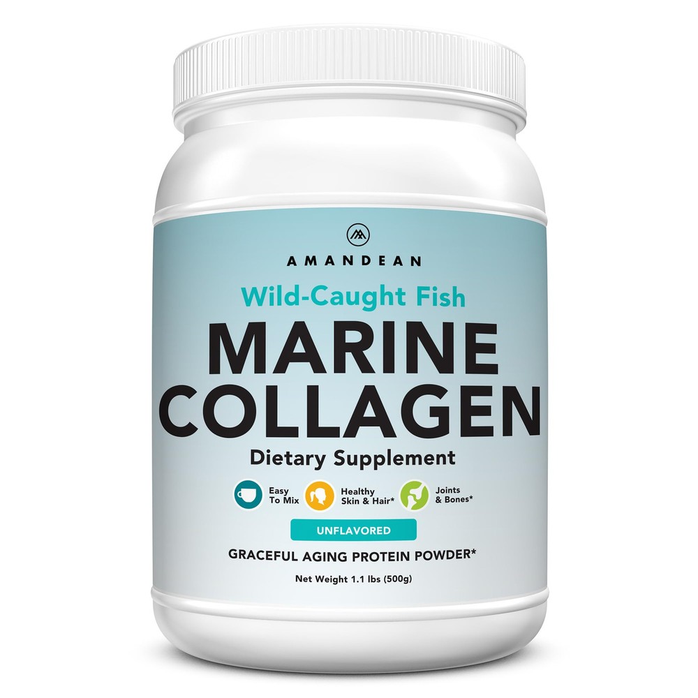 Premium Hydrolyzed Fish Collagen Peptides 500g for Anti-Aging & Skin Health
