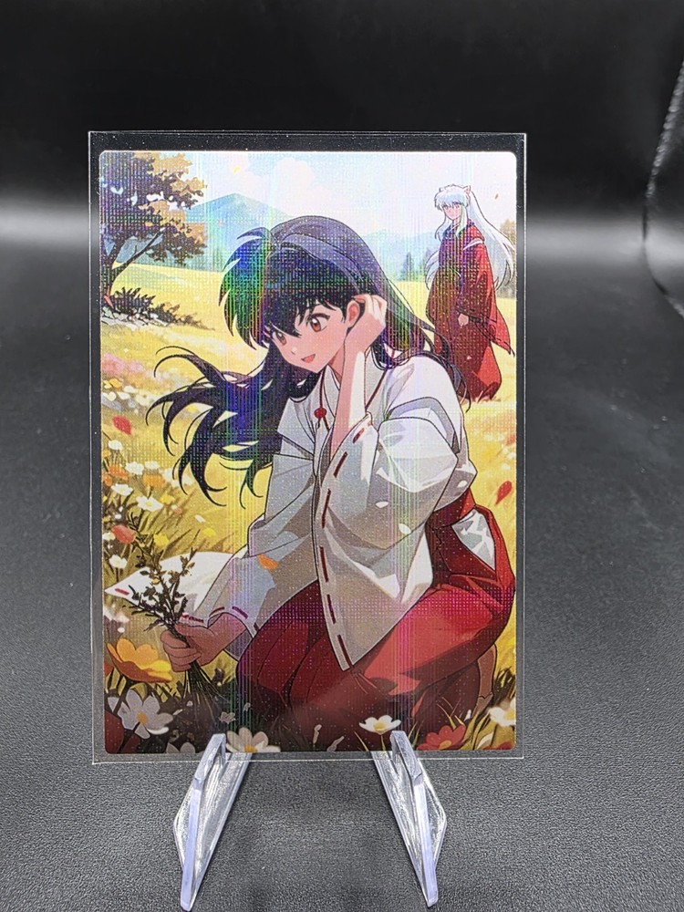 Kagome Higurashi And Inuyasha Holographic Anime Collectible Trading Card