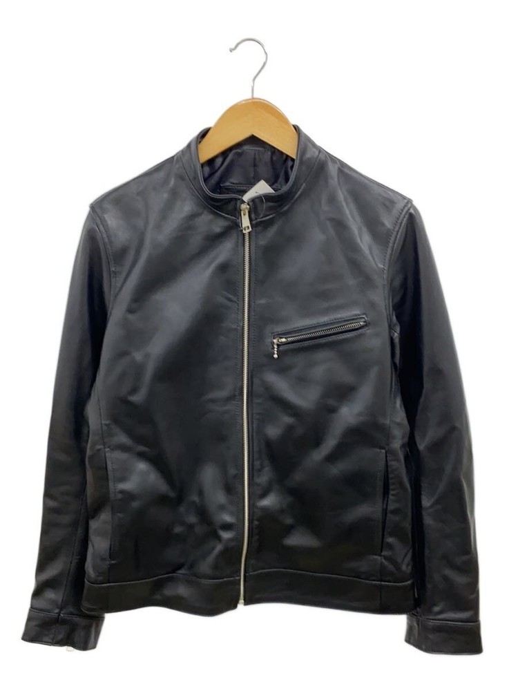 Fortime/Single Rider Jacket/L/Sheep Leather/Blk 3475
