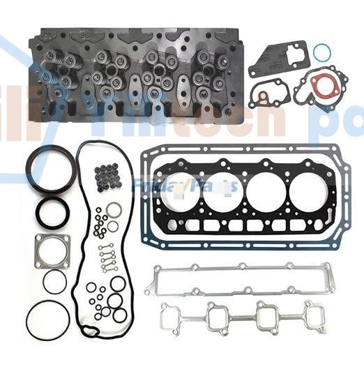 Complete Cylinder Head with Full Gasket Kit for Yanmar 4TNV94L 4TNV98 4D94LE-2