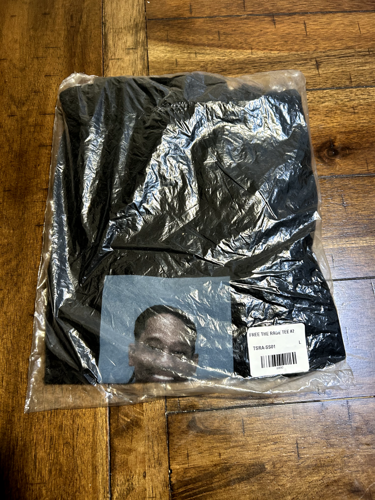 Travis Scott Mugshot FREE THE RAGE 2 T Shirt