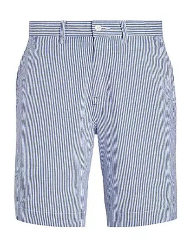 Polo Ralph Lauren Men's Stretch Classic Fit Seersucker Shorts - 38 9in NWT