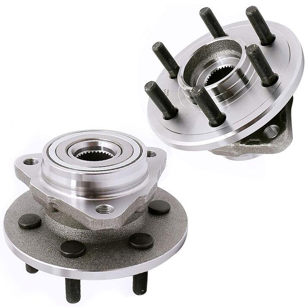 Front Wheel Bearings Hub Set For 1997-2004 Dodge Dakota 1998-2003 Durango H22 NJ