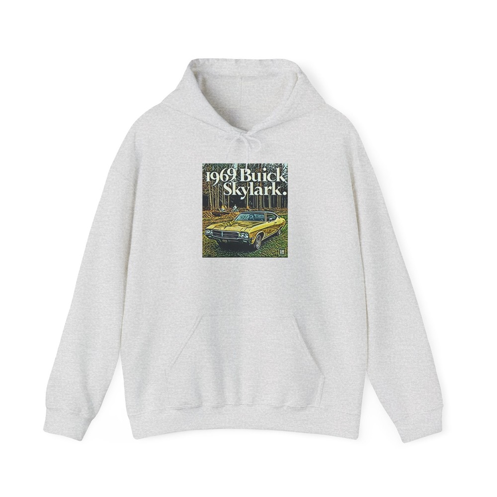 1969 Buick Skylark Graphic Print Retro Art Unisex Heavy Blend™ Hooded Sweatshirt