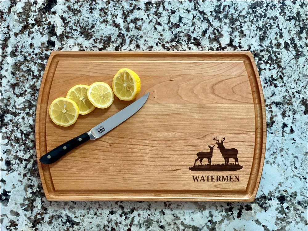 Doe Buck Deer Cutting Board | Whitetail Deer Charcuterie Board | Custom Serving